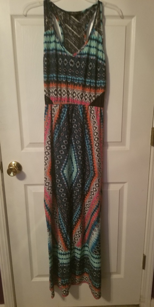 Colorful maxi dress